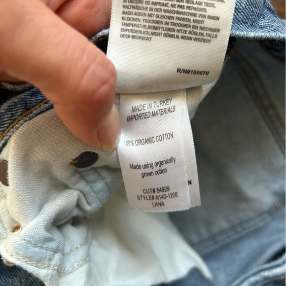 Agolde high rise distressed Lana Jean. Size 29. - Picture 5 of 7